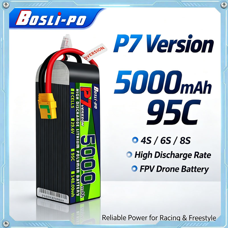 Drone Battery 6S - Bateria LiPo Boslipo P7 Versão 5000mAh
