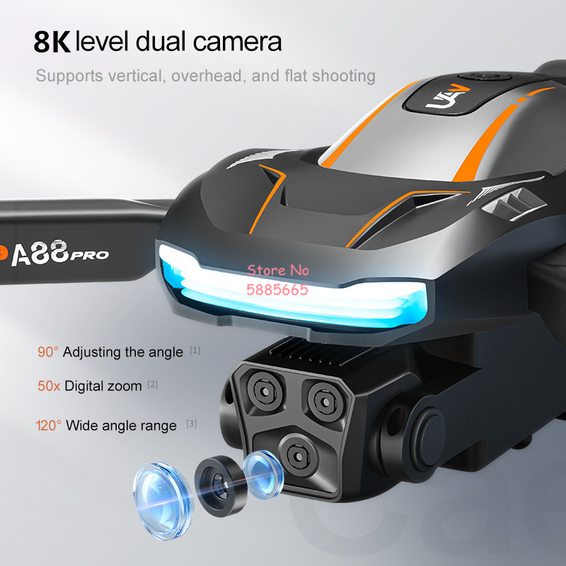 8k fotografia aérea fluxo ópti - Drone Battery Box avaliação e preço