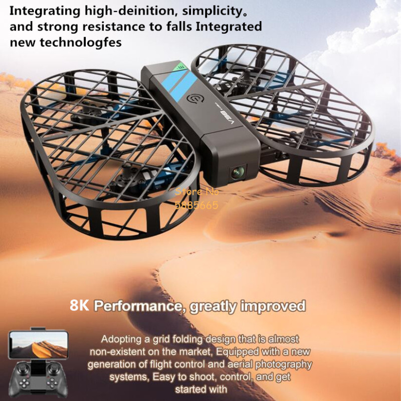 Câmera HD 8K 360 °   Proteção  - Drone Battery Box avaliação e preço