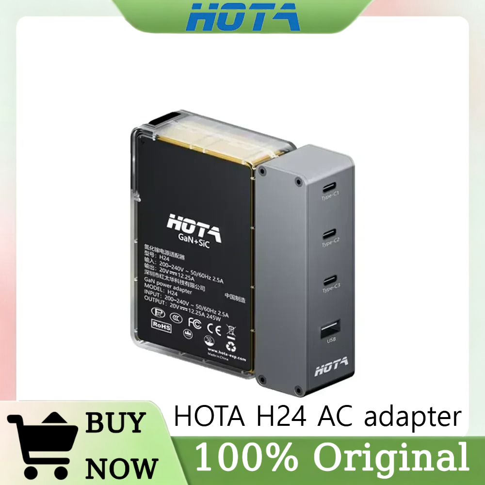 Adaptador AC HOTA H24 245W GaN - Drone Battery 6S avaliação e preço