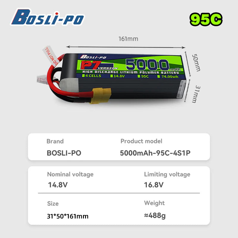 Bateria LiPo Boslipo P7 Versão - Drone Battery 6S avaliação e preço