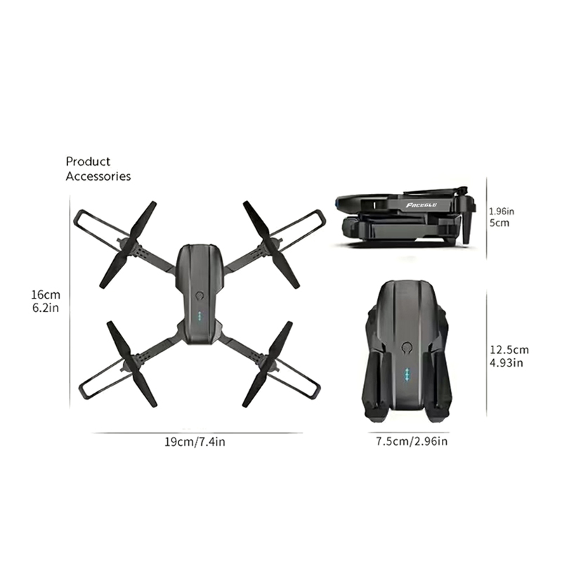 Drone RC Mini FACEGLE UAV E99, - Drone Battery Box avaliação e preço