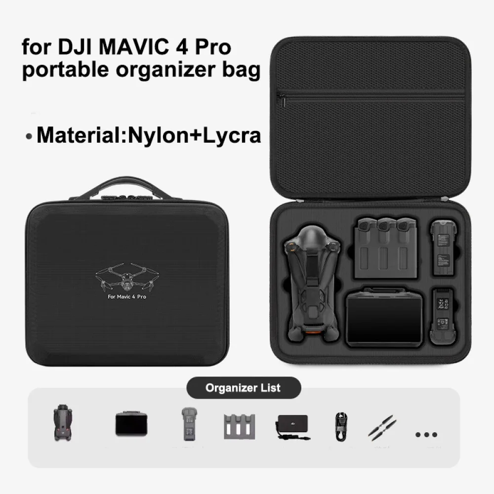 Para dji mavic 4 pro caso, sac - Drone Battery Case avaliação e preço